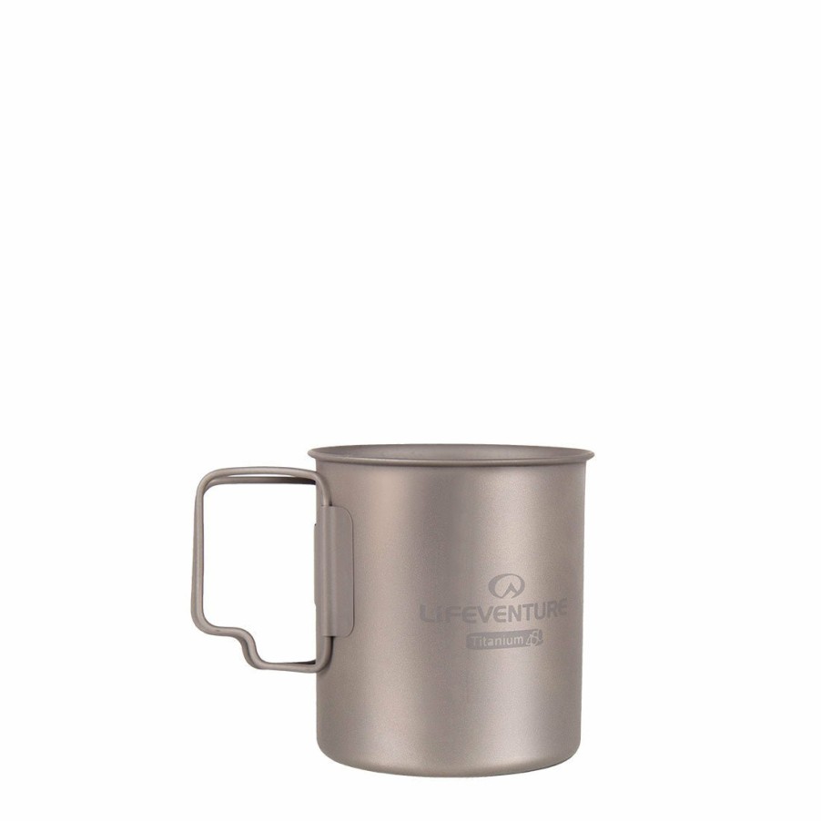 Lifeventure Gear Lifesystems Camping Tableware | Titanium Mug