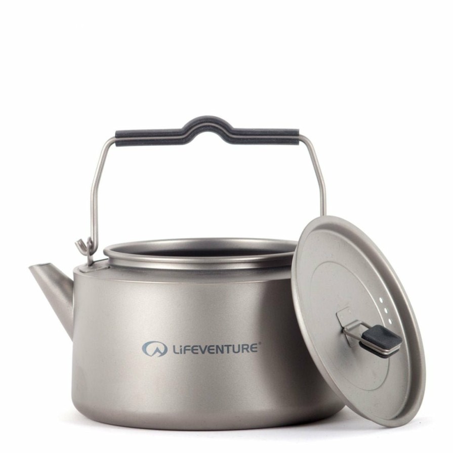 Lifeventure Gear Lifesystems Camping Tableware | Titanium Kettle