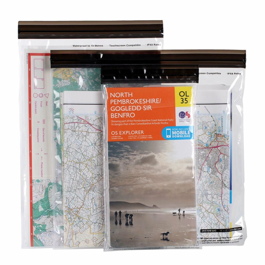 Lifeventure Gear Lifesystems Waterproof Pouches | Loc-Top Waterproof Bags For Maps