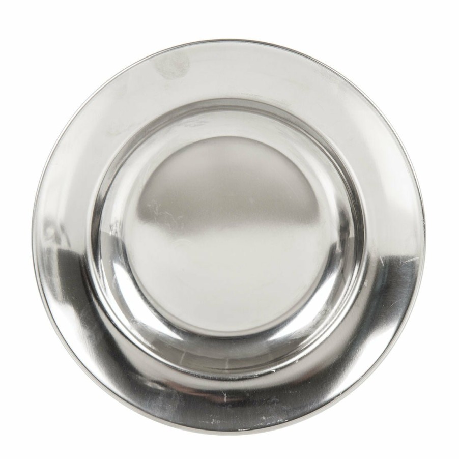 Lifeventure Gear Lifesystems Camping Tableware | Stainless Steel Camping Plate